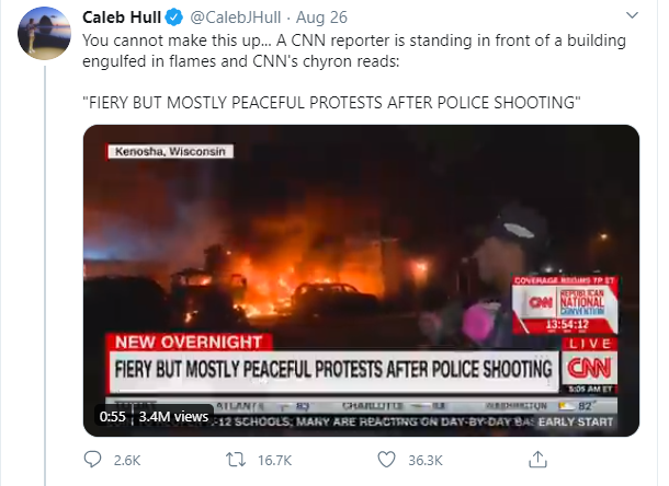 CNN peaceful protest