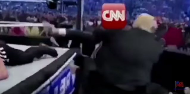 Trump clocking CNN